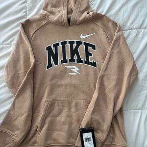NWT Boys Large Nike Hoodie with Black and White Logo